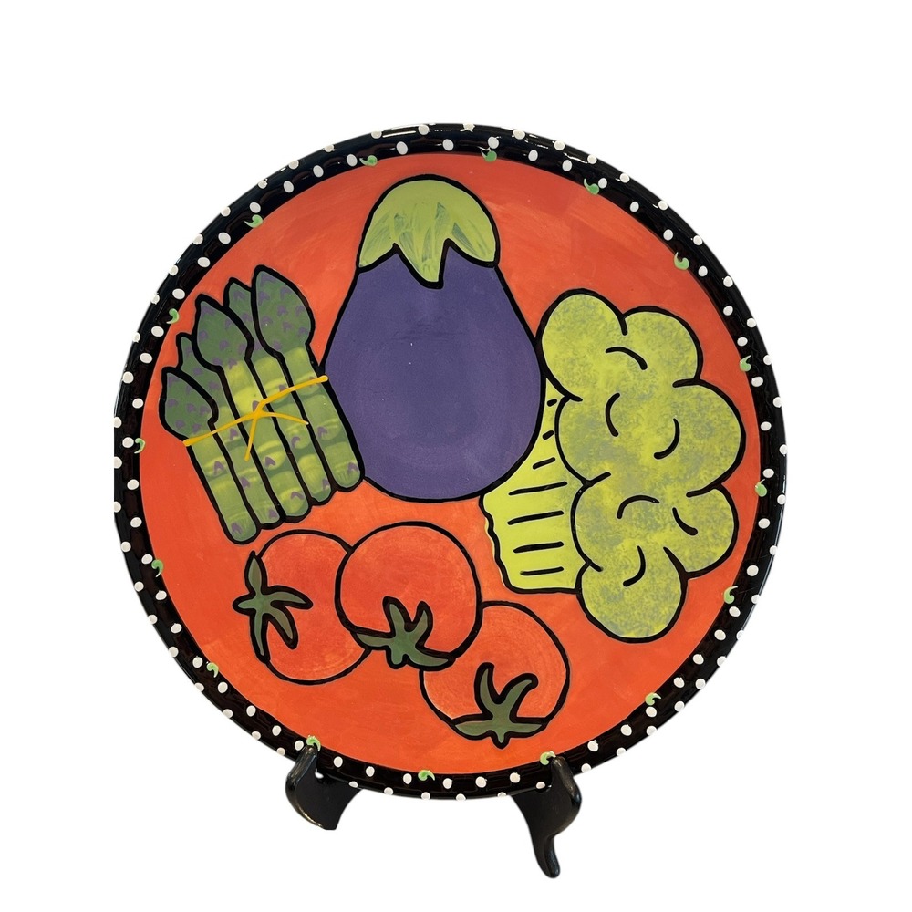 Berryware USA hand painted 13 Inch serving platter